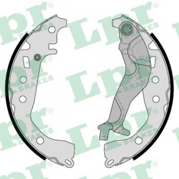 Juego de zapatas de freno LPR 01203 - Zapatas de freno, fabricante LPR, modelo 01203, adecuado para vehículos específicos, incluye componentes necesarios para la instalación, diseño optimizado para un rendimiento mejorado en el