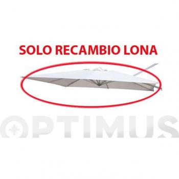 Tela recambio parasol excéntrico 9635527 color arena - funda para Roma 503