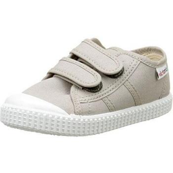 Victoria Children's Canvas Sneakers with Double Velcro Closure and Rubber Toe Cap