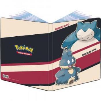 Archivador Ultra Pro Pokémon Snorlax & Munchlax 9 Bolsillos, capacidad para 180 cartas coleccionables