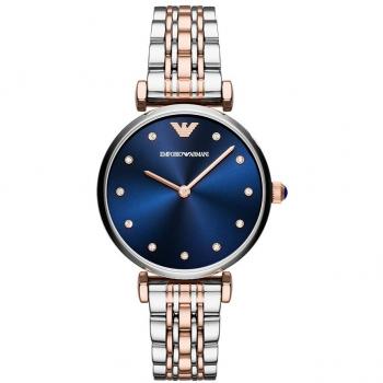 Emporio Armani Women's Analogue Quartz Watch with Stainless Steel Strap AR11092