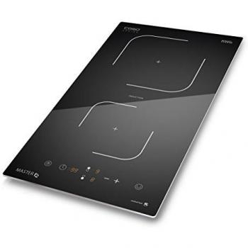 Caso Master E2 Induction Cooktop - 2 Cooking Zones, Max 3500W, Timer, Built-in Design