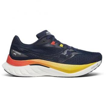 Saucony Endorphin Speed 4 Men's Competition Running Shoes - Dark Blue/Orange - Size 47