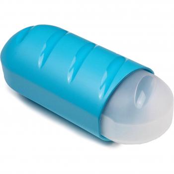 Tatay Porta Bocadillos y Alimentos, Extensible, Libre de BPA, Reutilizables, Apto Lavavajillas y Microondas, Congelacion hasta -40º, 1 Unidad, Color Turquesa, Medidas 7.7 x 6.7 x 18 - 25 cm