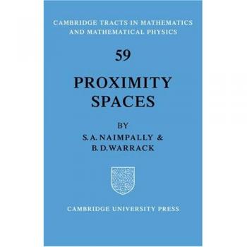 Espacios de Proximidad (Tractos de Cambridge en Matemáticas, Volumen 59)