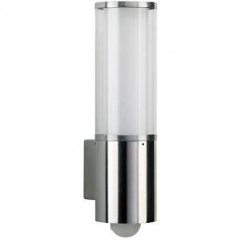 Aplique de exterior Asmara con detector de movimiento y bombilla E27/20W-ESL