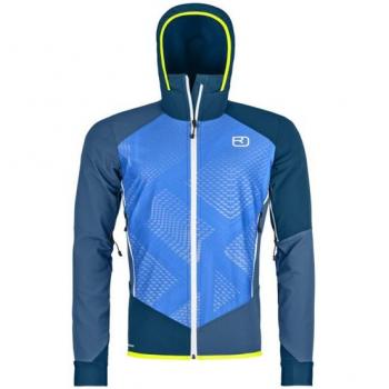 Ortovox Col Becchei Jacket Hombre - Chaqueta fina de textil para travesía, color azul, talla L