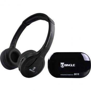 Auriculares Estéreo Inalámbricos Multifuncionales Bingle B616 con Radio FM y Transmisor para MP3, PC y Teléfonos