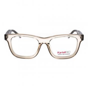 Kartell KL001V 03 Men's Eyeglasses Brown Size 52 - Blue Light Block Available