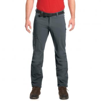 Maier Sports Men's Nil Outdoor Pants - Breathable, Roll-Up Function, Size 70, Gray