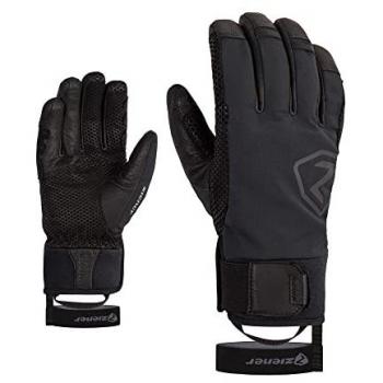 Guante Alpine Ziener Gaspar As(R) - Guante de esquí, impermeable, aislamiento térmico, ajuste ergonómico, palma antideslizante, compatible con pantallas táctiles
