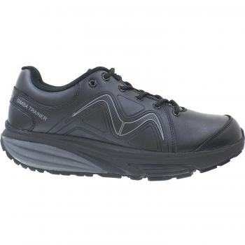 Simba Leather Low Top Men's Sneakers - Black