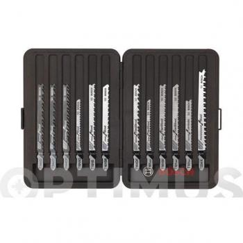 Estuche de 12 hojas de sierra calar surtidas Bosch