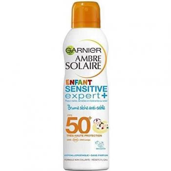 Bruma Seca Solar Garnier Ambre Solaire FPS 50+ Anti-Sand para Niños - 200 ml