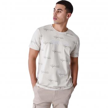 Project X Paris Signature All Over Printed T-Shirt - Grey XL