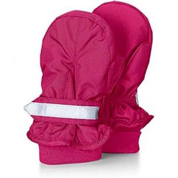 Manopla de algodón magenta Sterntaler en fleece
