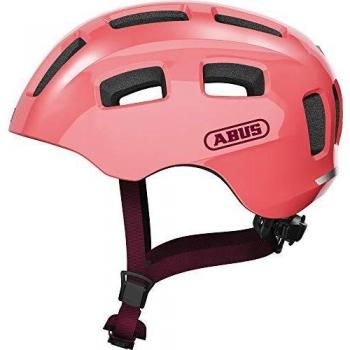 Abus Youn-I 2.0 Living Coral Kids Bike Helmet Size M (52-57 cm)