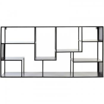 Estantería de Pared Metal Negro 120 x 20 x 60 cm