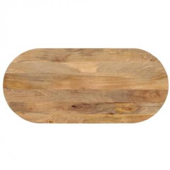vidaXL Oval Solid Wood Mango Table Top 100x40x2.5 cm