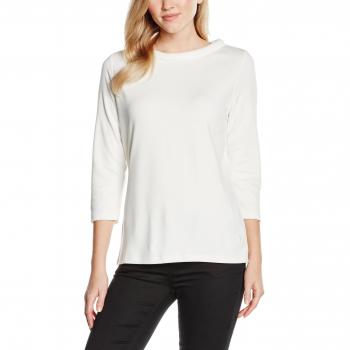 Opus Selima, Camiseta de Manga Larga para Mujer, Elfenbein