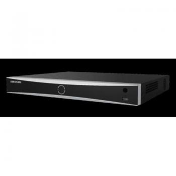 Hikvision NVR 8CH 4K AcuSense AI DS-7608NXI-I2/S - Grabador de video en red, 8 canales, soporte para resolución 4K, tecnología de inteligencia artificial AcuSense