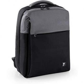 Roncato Parker Mochila para portátil 15.6 Negro, Medida: 41 x 30 x 13 cm, Compartimentos Interiores para la organización Interna de Todas Tus Cosas