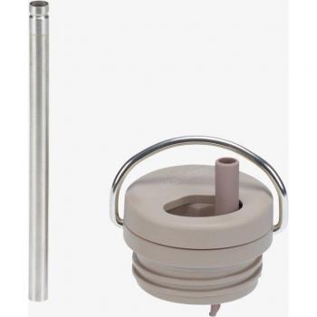 Tapa Klean Kanteen Twist Cap con pajita para botellas TKWide gris