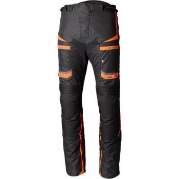 RST Pantalones de Moto Maverick Evo Textiles Negro Naranja XL