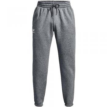 Under Armour Essential Fleece Regular Fit Joggers for Men - Gray - Size L
