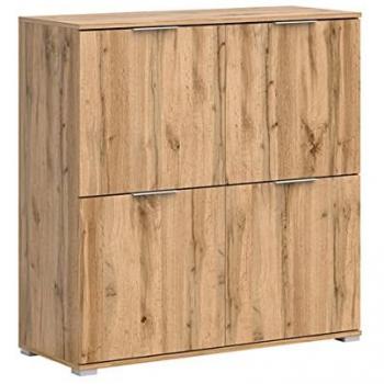 Aparador Buffet 4 Puertas Estratificado Beige Selma