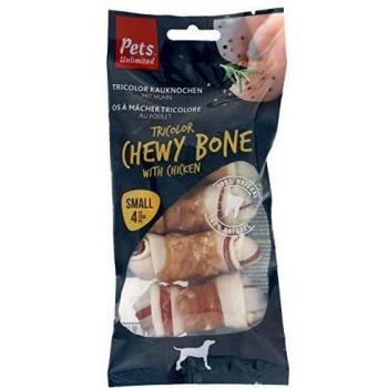 Huesos de Pollo Rosewood para Perros Pequeños y Minis - Snack Dentaire Sin Cereales ni Gluten, 80 g