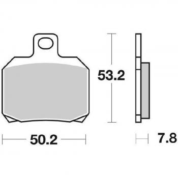 Pastillas de Freno Sinterizadas SBS 730LS para Moto y ATV