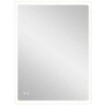 Espejo de Baño con Iluminación LED 20W, Forma Rectangular, Medidas 80x60 cm