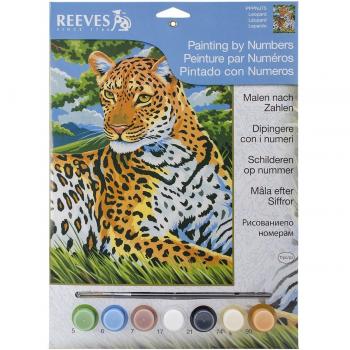 Reeves - 85 505 - Pintar por números - Tamaño pequeño - Leopard
