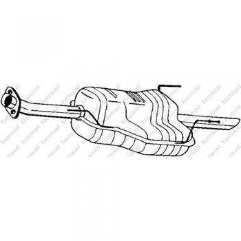 Bosal 185-155 End Silencer
