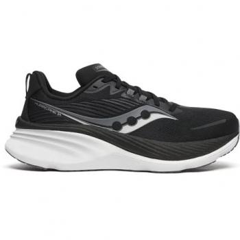 Saucony Hurricane 24 Men's Stability Running Shoes - Black, Size 12