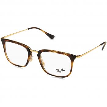 Ray-Ban 0RX7141, Monturas de Gafas para Hombre, Marrón