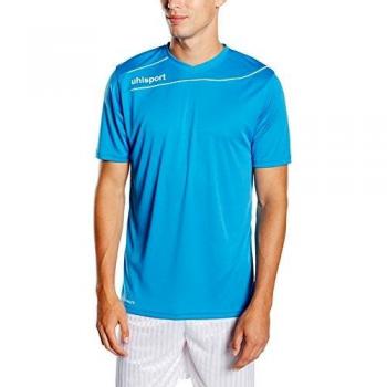 uhlsport Stream 3.0 Maillot De Hombre,/ Camiseta De Manga Corta//Cyan/Blanco, S Juego