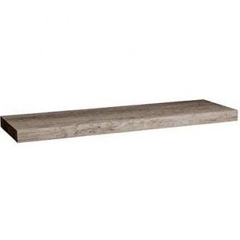 Estantería de Pared Roble Gris L80 MDF E2/Panel de Partículas FIVE Estantería de pared de roble gris
