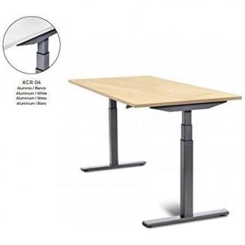 MESA DE ROCADA REGULABLE EN ALTURA ELECTRICAMENTE E-TABLE 160X80CM COLOR BLANCO