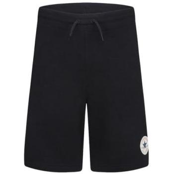 Pantalones Cortos Deportivos para Niños Converse Negro con Estampado Chuck Patch