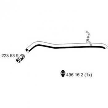Tubo de Escape ERNST 332507 para Ford Transit Connect Mk1 Van y Tourneo Connect Mk1