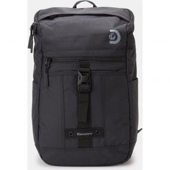 Mochila urbana DISCOVERY Shield - Mochila de poliéster reciclado en azul con bolsillo RFID y espacio para portátil, ideal para uso diario y viajes urbanos.