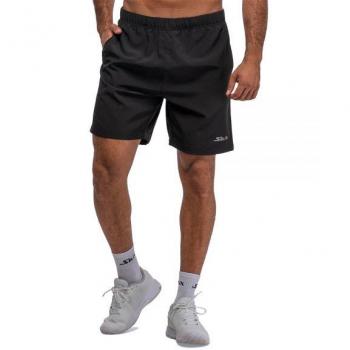 Pantalón de pádel Siux Match 24 Negro para hombre, ligero, transpirable, con tecnología de secado rápido y cintura elástica ajustable