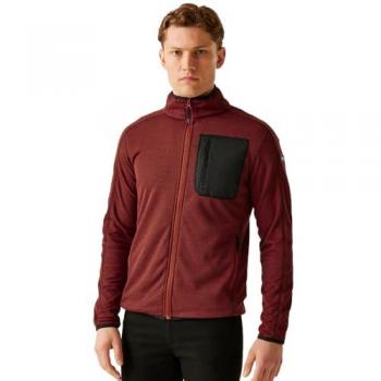 Regatta Men's Kitom Full Zip Fleece Jacket - Red Ochre Marl
