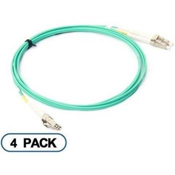 [4 Pack] 10Gtek OM3 LC a LC Cable de Fibra Óptica 2m- 50/125 Multimodo Dúplex Fiber Patch Cable LSZH para SFP, 10G SFP+, Convertidor de Medios, 4pcs