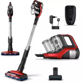 Aspirador Escoba Philips SpeedPro Max XC7043/01 Inalámbrico 2 en 1 con Motor PowerBlade y Recipiente de Suciedad