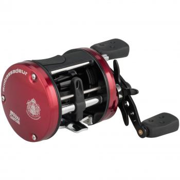Abu Garcia Ambassadeur SX Round Baitcast Reel, 5.3:1 Gear Ratio, Left Hand Retrieve, Model 6600