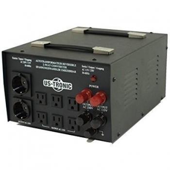 Transformador de última generación 110 V 220 V Reversible US-TRONIC::::: La solución profesional para Passer del 220/230 volts en 110/120 voltios o para Transformer el 110/120 voltios en 220/230 volts::::: gracias a Nuestro Sistema Protector inte
