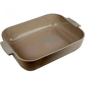 Peugeot Appolia Ecru Rectangular Ceramic Baking Dish 40 x 27 cm